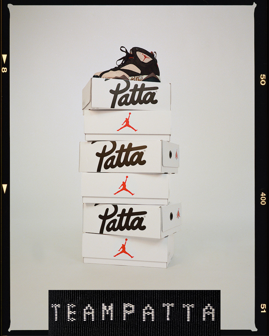 Patta Air Jordan 7 Collection Release Date