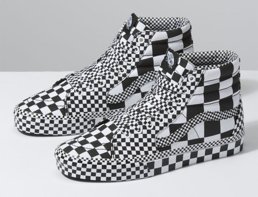 vans checkered all over