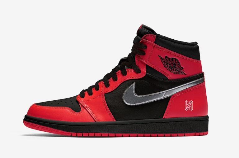 air jordan 1 black red silver