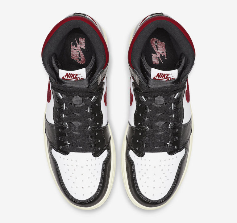 Air Jordan 1 Black White Gym Red 555088-061 Release Date - SBD