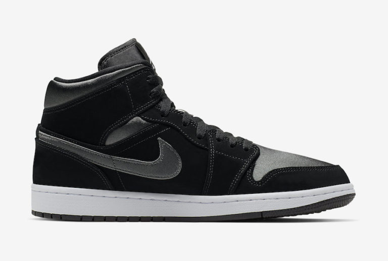 Air Jordan 1 Mid Black Grey 852542-012 Release Date - SBD