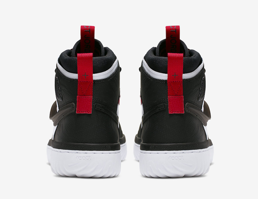 Air Jordan 1 React White Black Red AR5321-016 Release Date