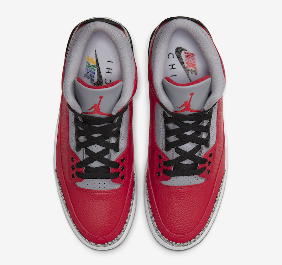 Air Jordan 3 NIKE CHI Chicago Exclusive CU2277-600 Release Date