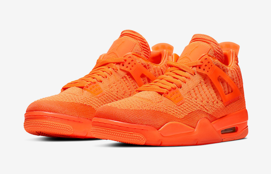 orange jordan sneakers