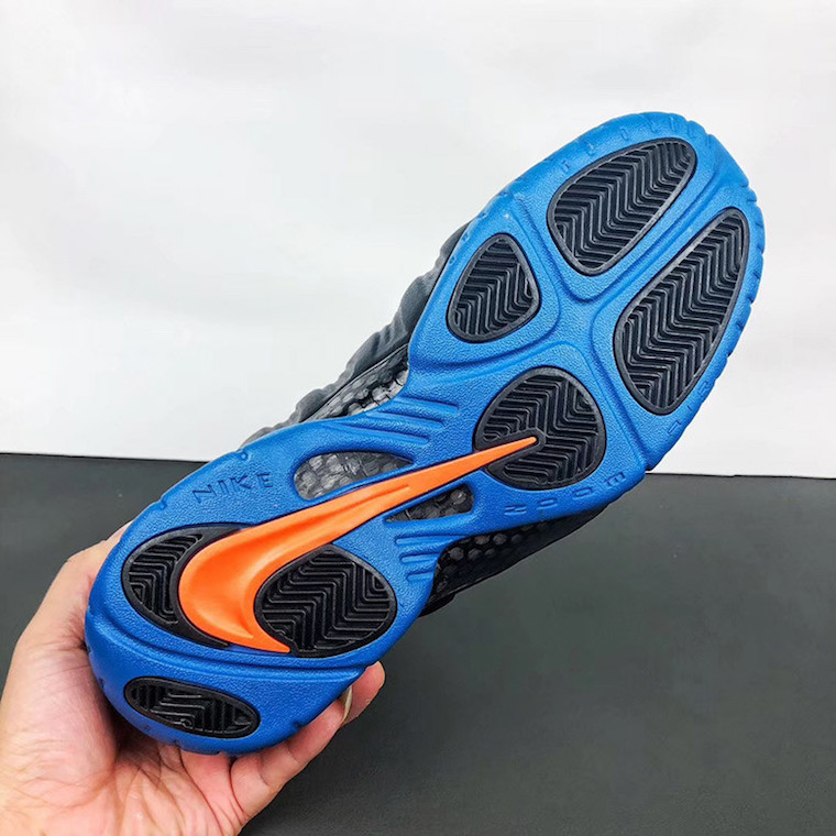 CLEAN Nike Foamposite One Prm BLUE MIRROR SUEDE