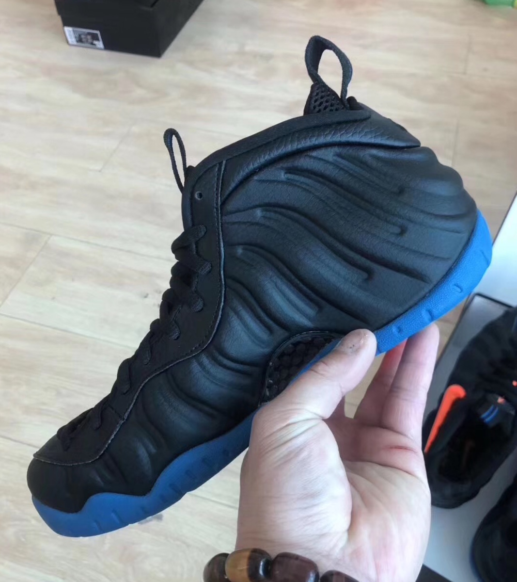 black and blue foamposites 2019