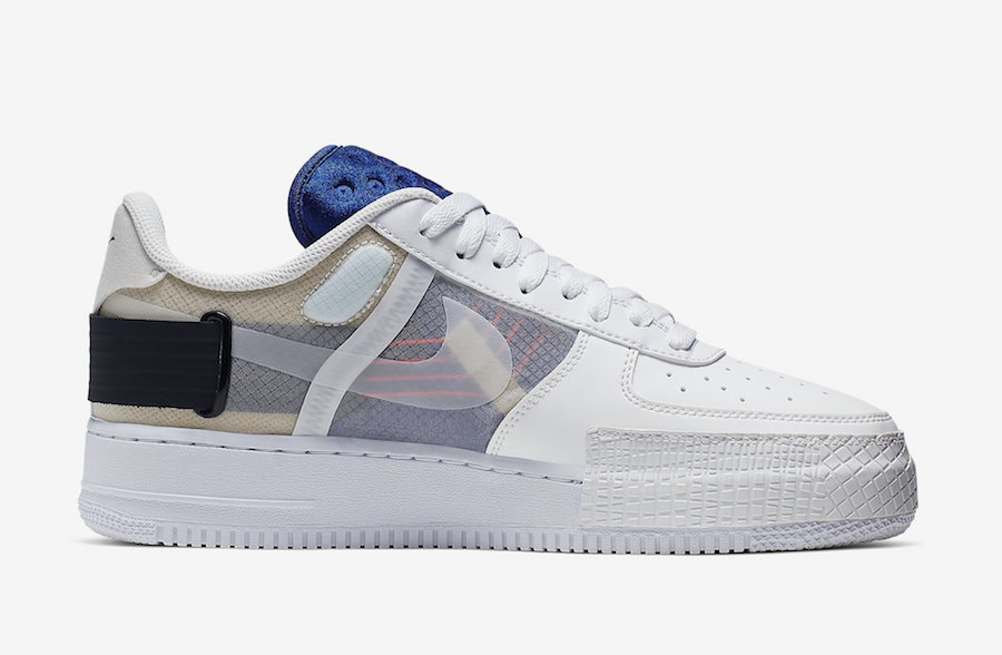 Nike Air Force 1 AF1 Low Type White Red Orbit Black CI0054-100 Release Date