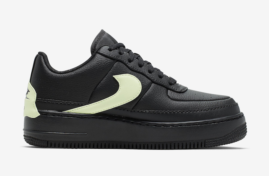 Nike Air Force 1 Jester XX Black Barely Volt CN0139-001 Release Date - SBD
