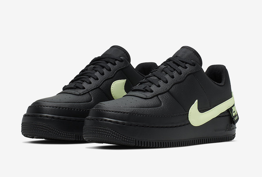 Nike Air Force 1 Jester XX Black Barely Volt CN0139-001 Release Date