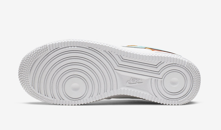 Nike Air Force 1 White Light Aqua Clay AA0287-106 Release Date