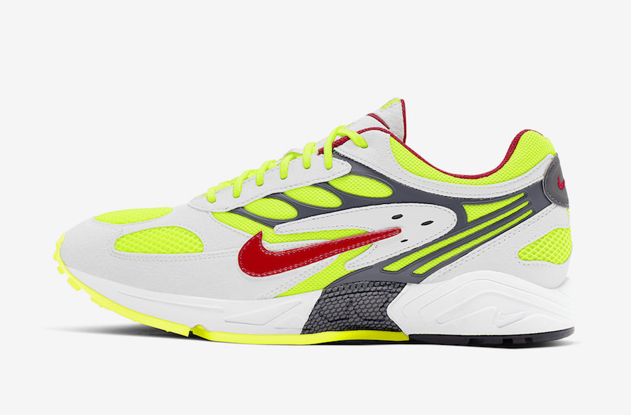 Nike Air Ghost Racer Neon Yellow Atom Red AT5410-100 Release Date