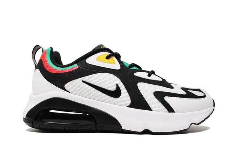 Nike Air Max 200 White Black Bright Crimson AQ2568-101 Release Date - SBD