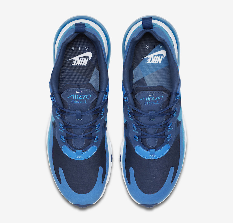 Nike Air Max 270 React Blue Void/Photo Blue - AO4971-400