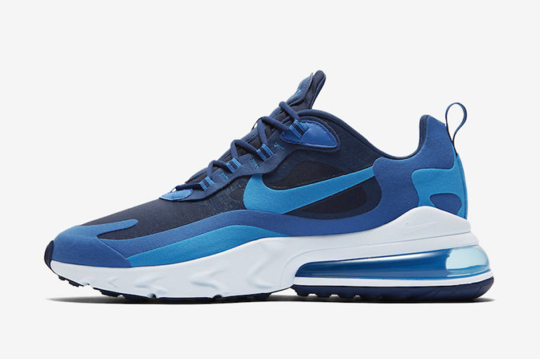 nike air max react 270 blue void