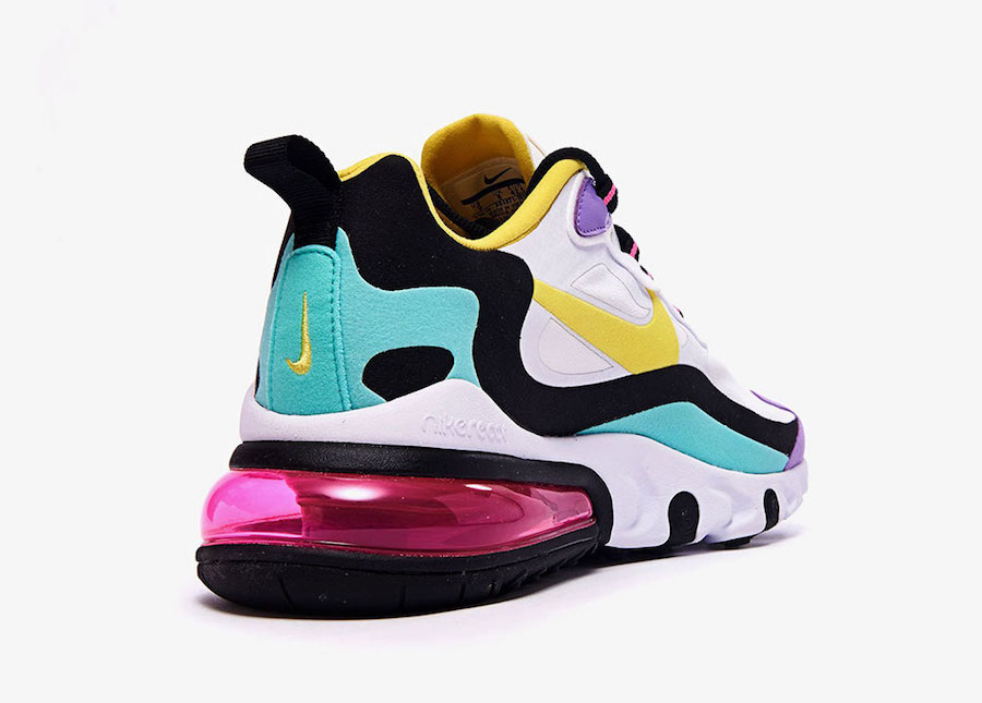 Nike Air Max 270 React Bright Violet AO4971-101 Release Date
