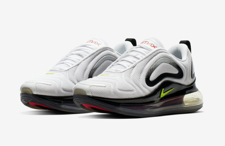 Nike Air Max 720 GS White Volt Black CJ4584-100 Release Date - SBD