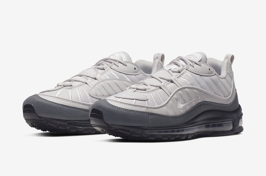 air max 98 grey and white