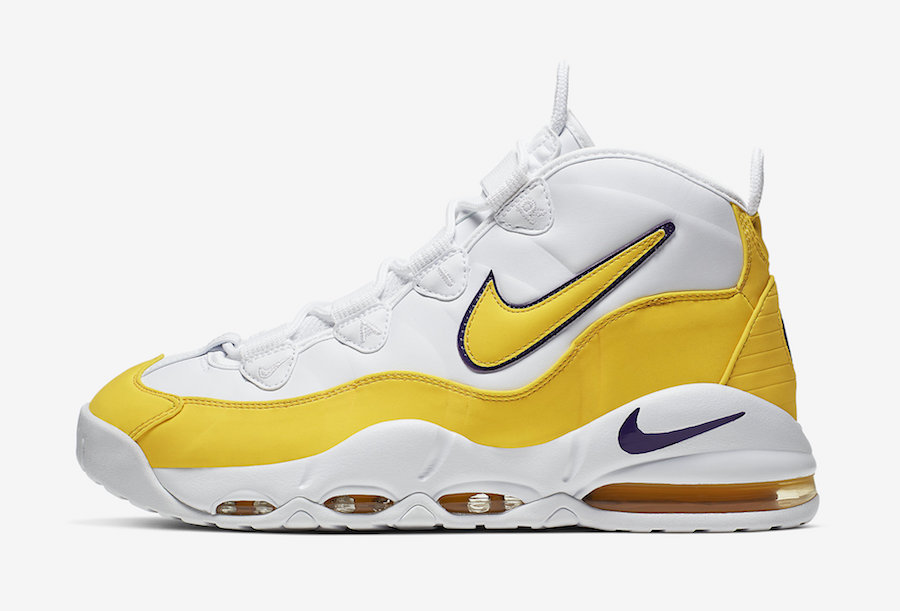 nike air uptempo 95 lakers