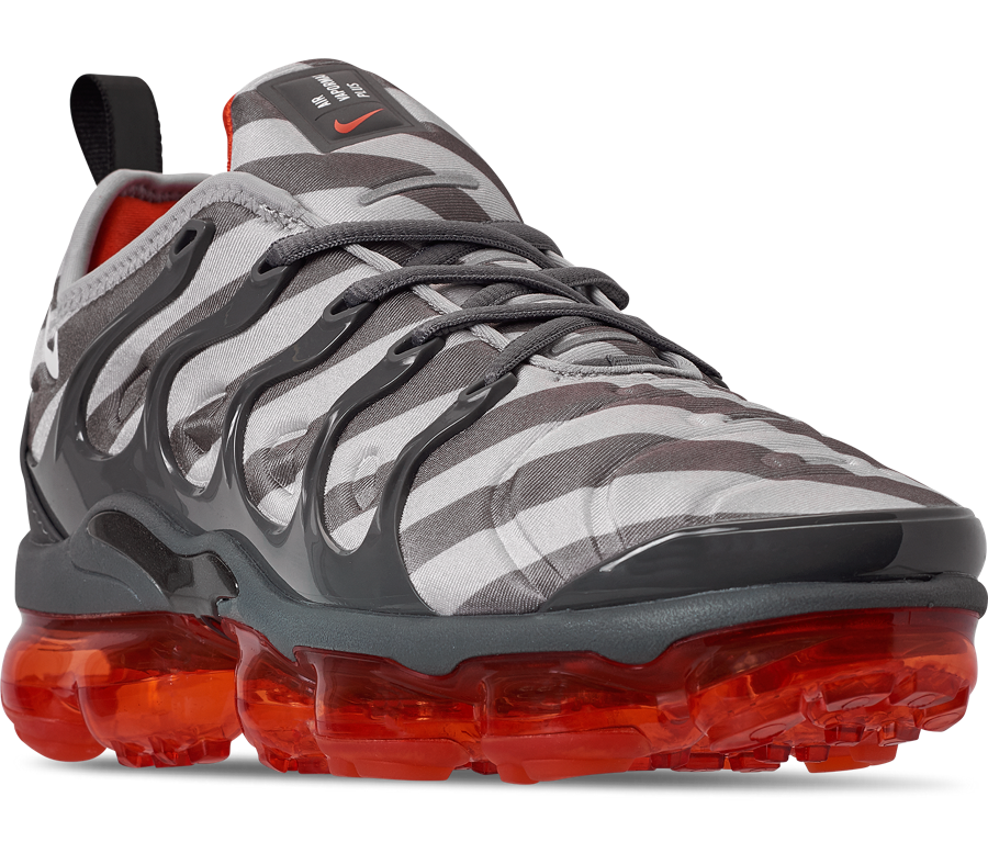 grey and red vapormax plus
