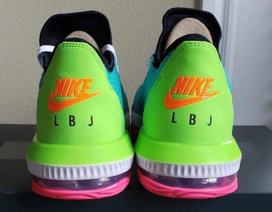 Nike LeBron 16 Low Hyper Jade CI2668-301 Release Date