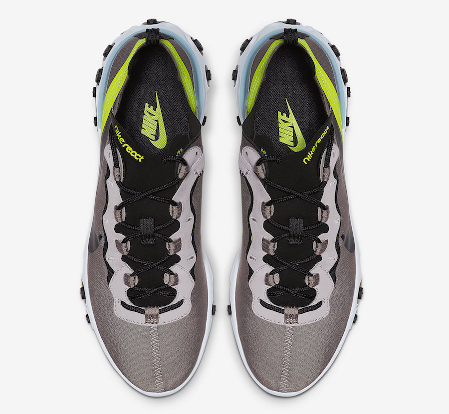 Nike React Element 55 Pumice Volt BQ6166-201 Release Date