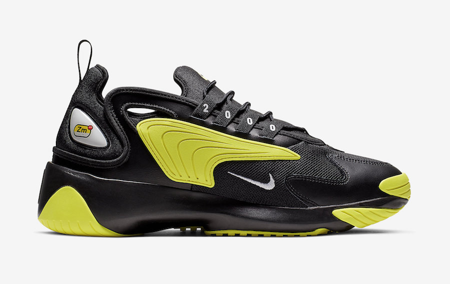 Nike Zoom 2K Black Dynamic Yellow AO0269-006 Release Date - SBD