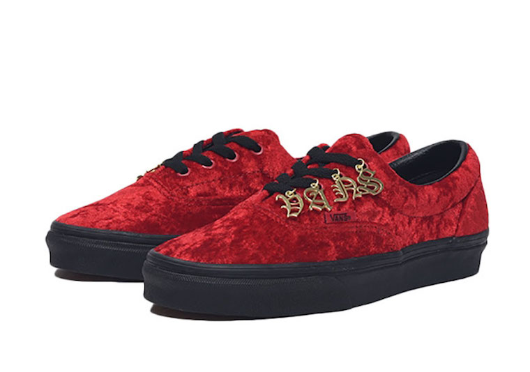 red vans with gold