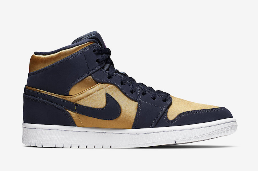 Air Jordan 1 Mid Stain Gold 852542-401 Release Date
