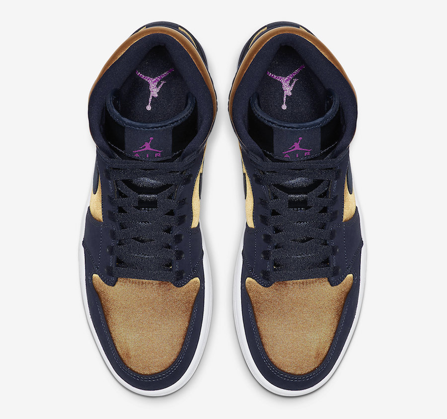 Air Jordan 1 Mid Stain Gold 852542-401 Release Date