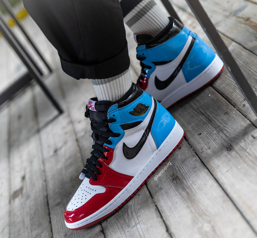 Air Jordan 1 UNC To Chicago Fearless CK5666-100 Release Date On-Feet