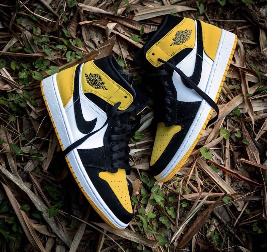 jordan one yellow toe