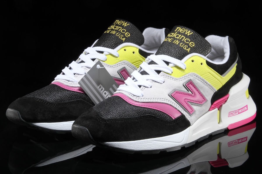 New Balance 997 Black Pink Neon Yellow Release Date