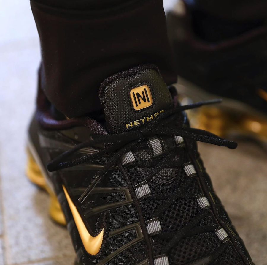 Neymar Nike Shox TL Black Gold BV1388-001 Release Date