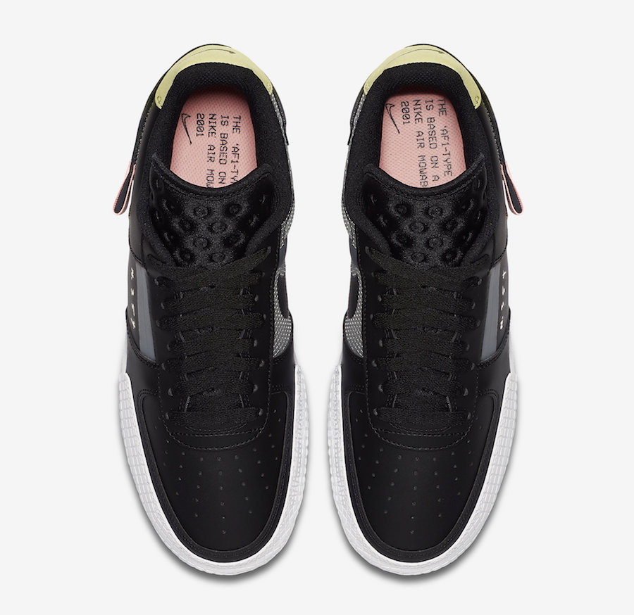 Nike AF1 Type Black CI0054-001 Release Date