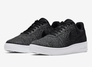 Nike Air Force 1 Flyknit 2.0 Black White CI0051-001 Release Date
