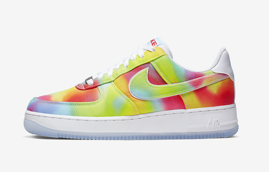 Nike Air Force 1 Low Tie-Dye Chicago CK0838-100 Release Date