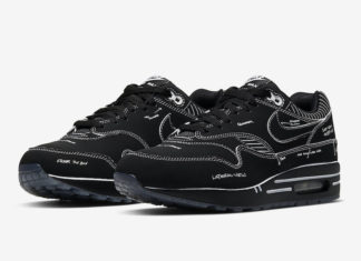 Nike Air Max 1 Fb Woven (Black Leopard) Sneaker Freaker Nike Air Max 1 Fb Woven (Black Leopard) Sneaker Freaker