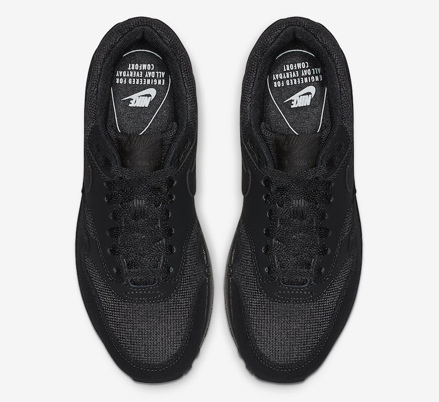 Nike Air Max 1 Triple Black 319986-045 Release Date