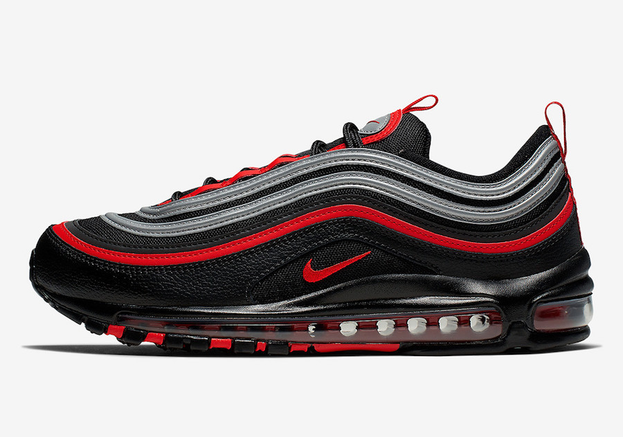 Nike Air Max 97 Black Red Silver 921826-014 Release Date 