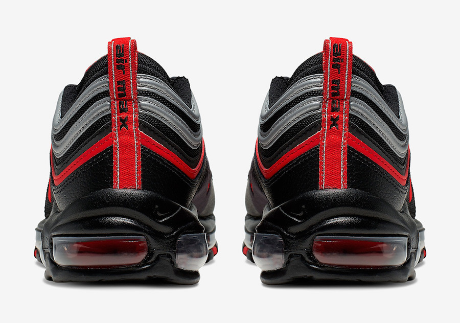 Nike Air Max 97 Black Red Silver 921826-014 Release Date 