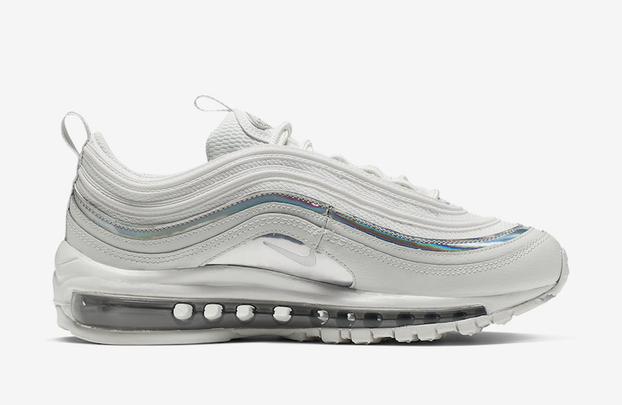nike air max 97 holographic silver
