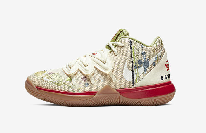 SpongeBob Nike Kyrie 5 With images Kyrie irving shoes