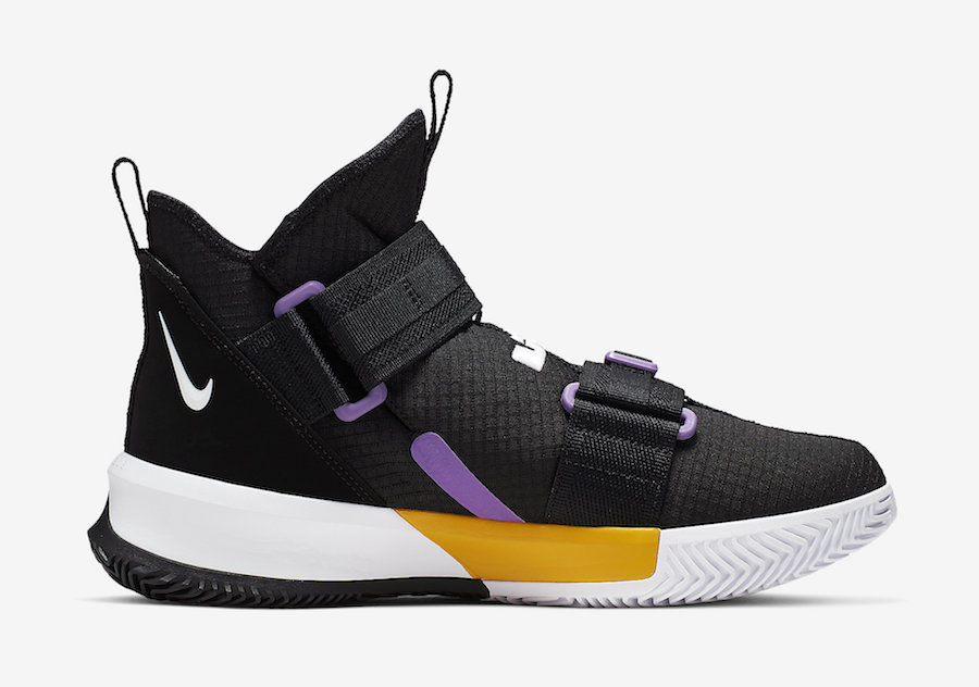Nike LeBron Soldier 13 Lakers AR4228-004 Release Date
