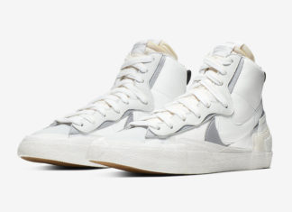 Sacai Nike Blazer Mid White Wolf Grey BV0072-100 Release Date