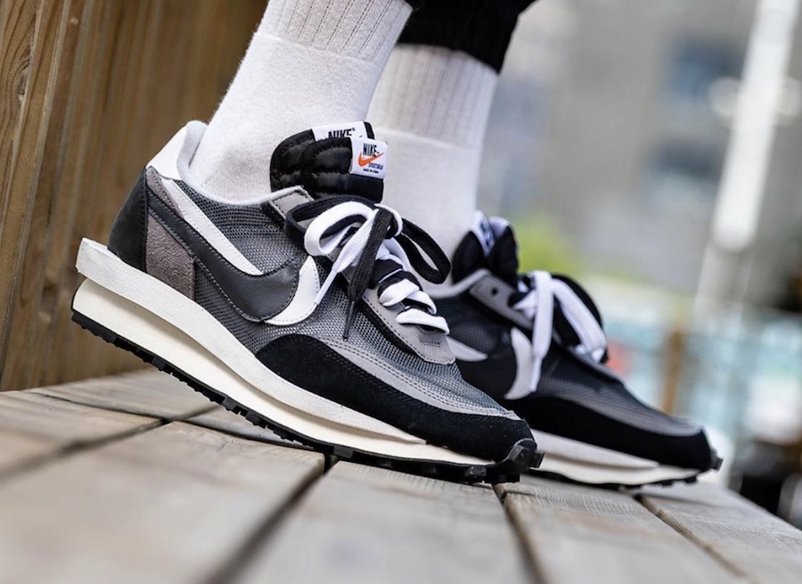 Sacai Nike LDWaffle Black Anthracite White BV0073-001 Release Date