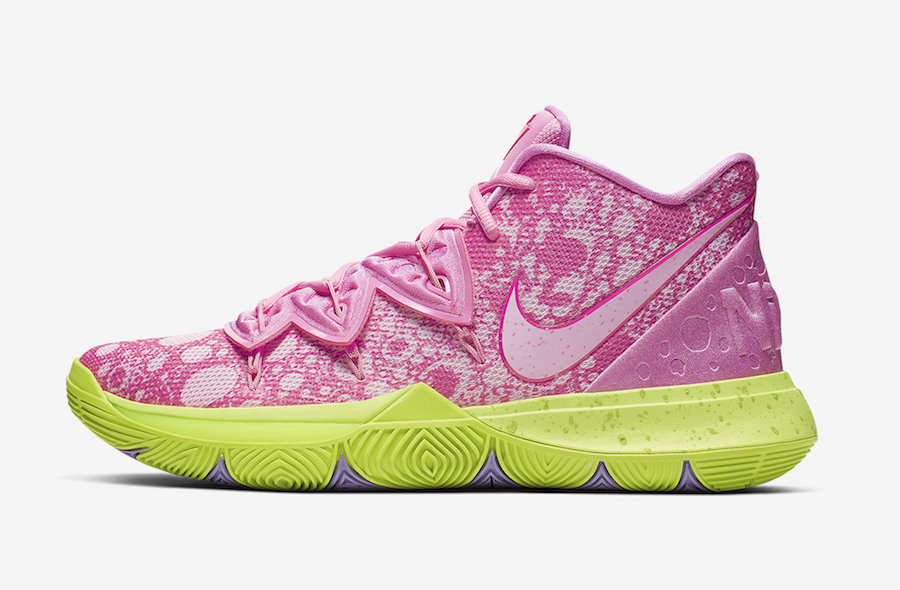 SpongeBob SquarePants Nike Kyrie 5 Patrick Star CJ6951-600 Release Date