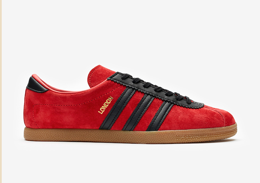 adidas City Series London Red Suede EE5723 Release Date - SBD