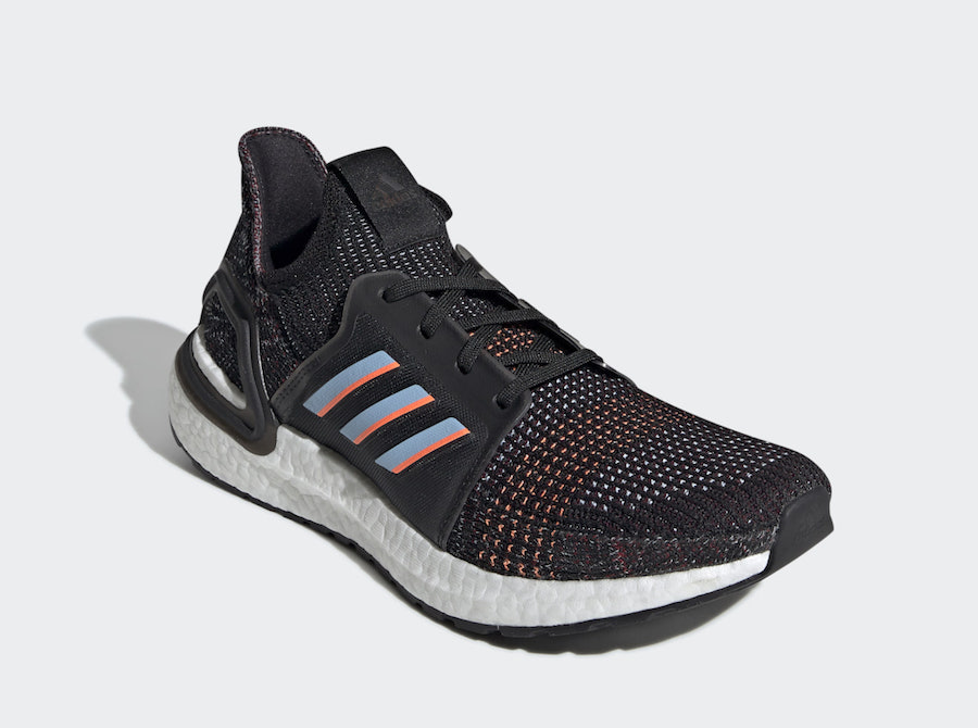 adidas Ultra Boost 2019 Black Glow Blue Coral G54011 Release Date 1