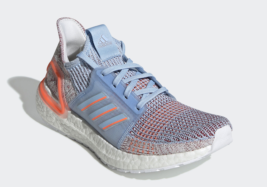 adidas Ultra Boost 2019 Glow Blue Coral G27483 Release Date