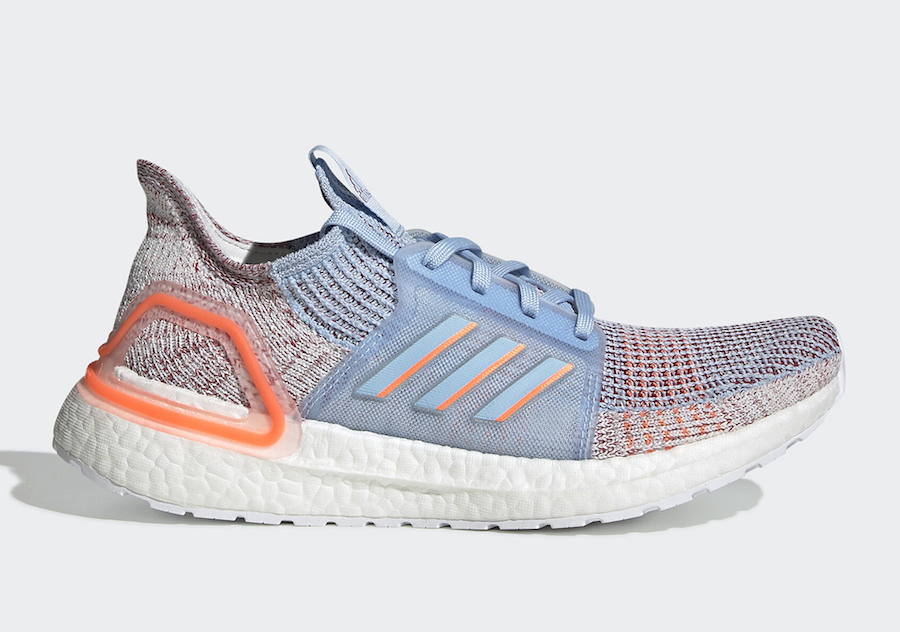 adidas Ultra Boost 2019 Glow Blue Coral G27483 Release Date